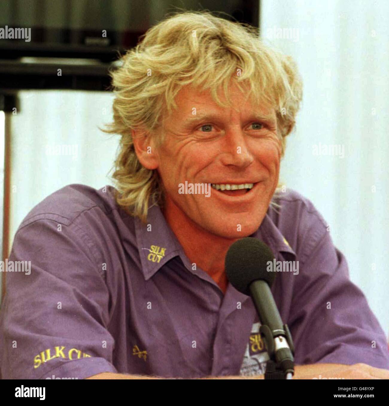Whitbread Round the World Yatch Race Press Conference with Lawrie Smith, Silk Cut Captain in Southampton today (Thursday). Photo by Tim Ockenden/PA Stock Photo