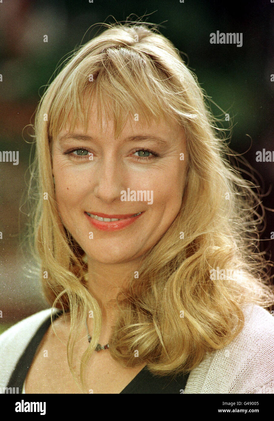 Actress Lia Williams, star of the new ITV drama series 'The Uninvited'. Stock Photo