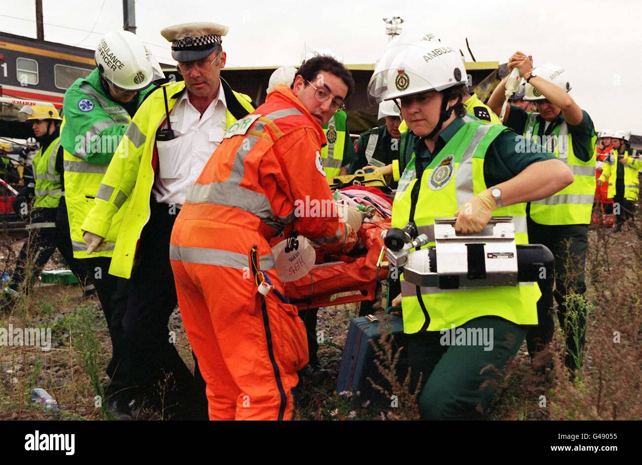 Evacuation train london hi-res stock photography and images - Alamy
