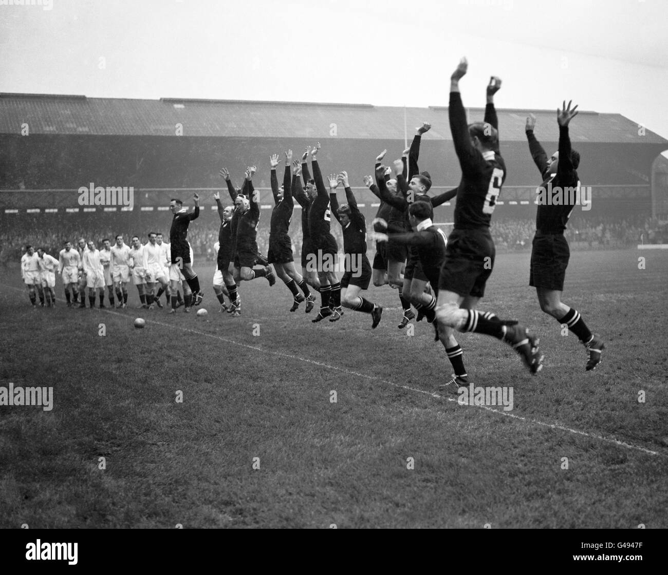 Rugby Union Combined Services v New Zealand Twickenham Stock Photo