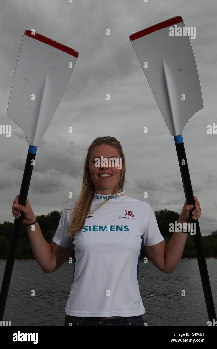 Great Britain's rower Anna Watkins during the GB Rowing Team ...