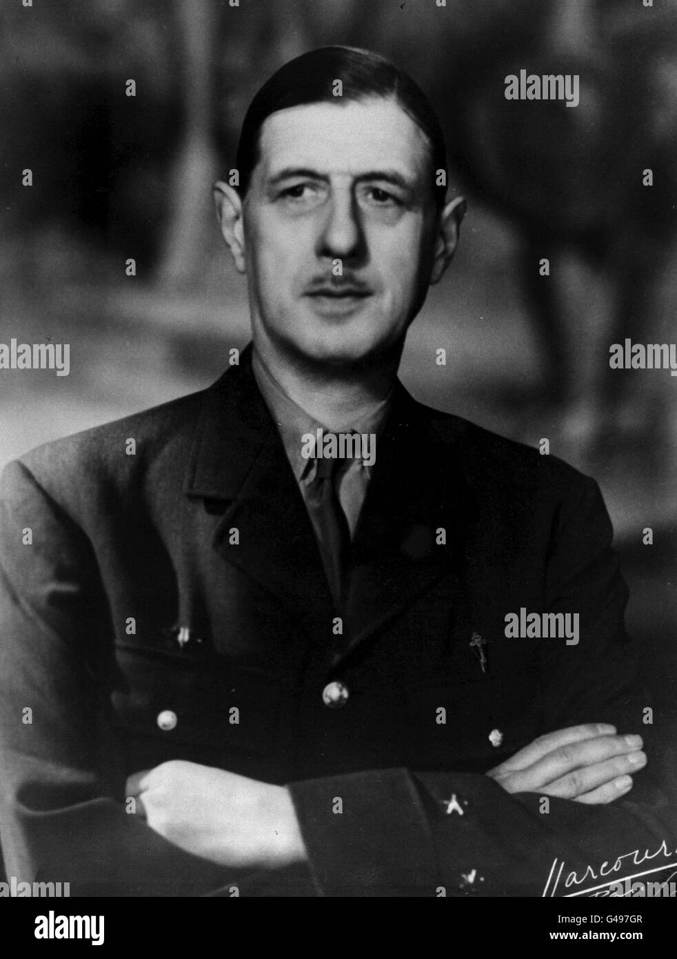 PA NEWS PHOTO 14/5/58 GENERAL CHARLES DE GAULLE WARTIME LEADER OF THE FREE FRENCH Stock Photo