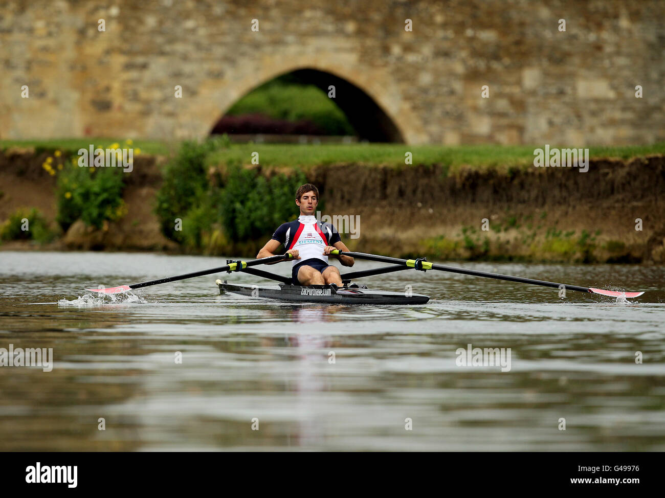 Great Britain's Zac Purchase during the photocall in Wallingford, Oxfordshire. Stock Photo