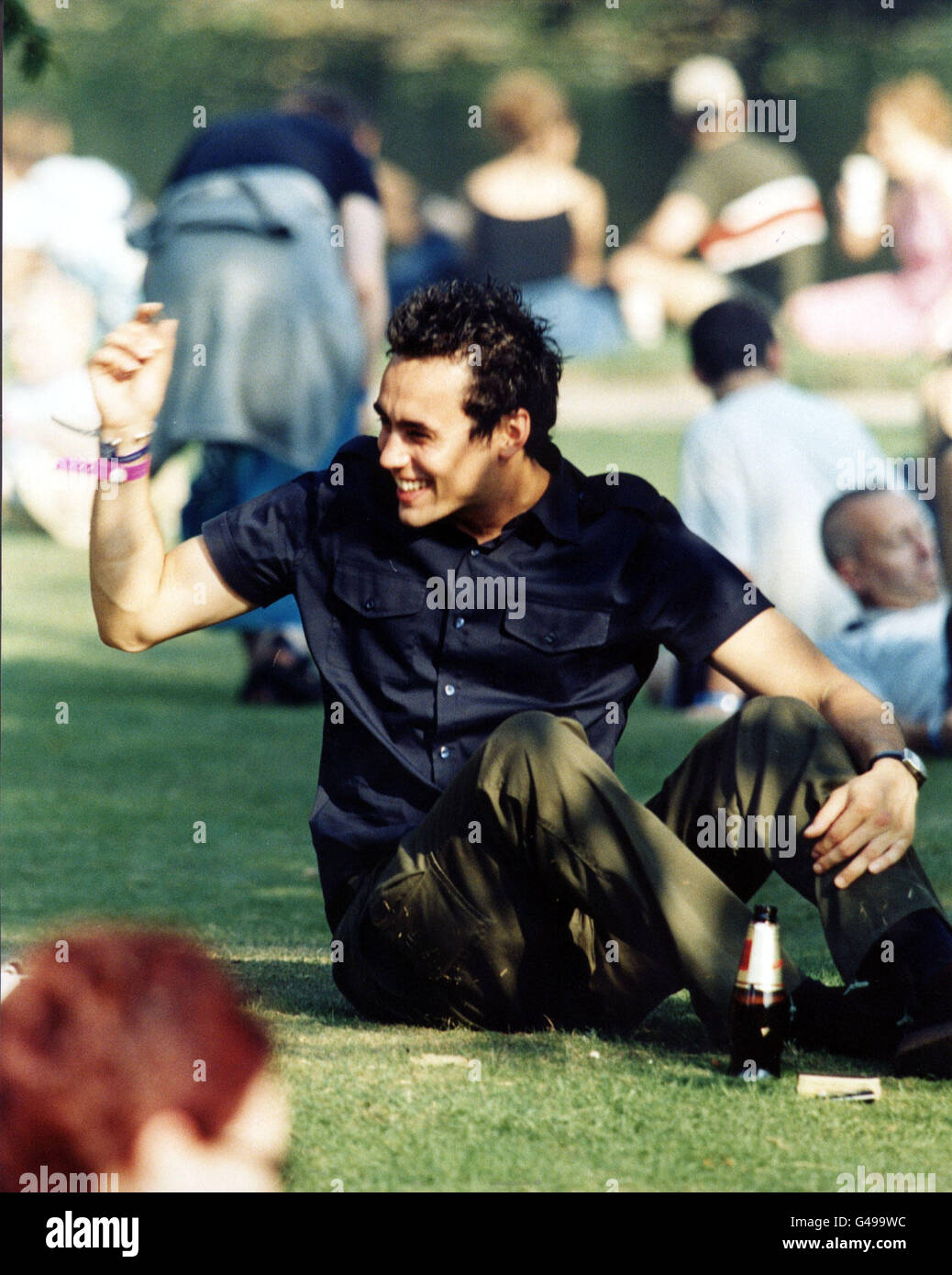 This Life actdor Stephen John Shepherd at the V97 concert at Leeds. Stock Photo