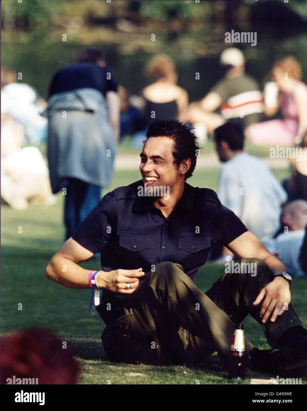 This Life actor Stephen John Shepherd at the V97 concert in Leeds. Stock Photo