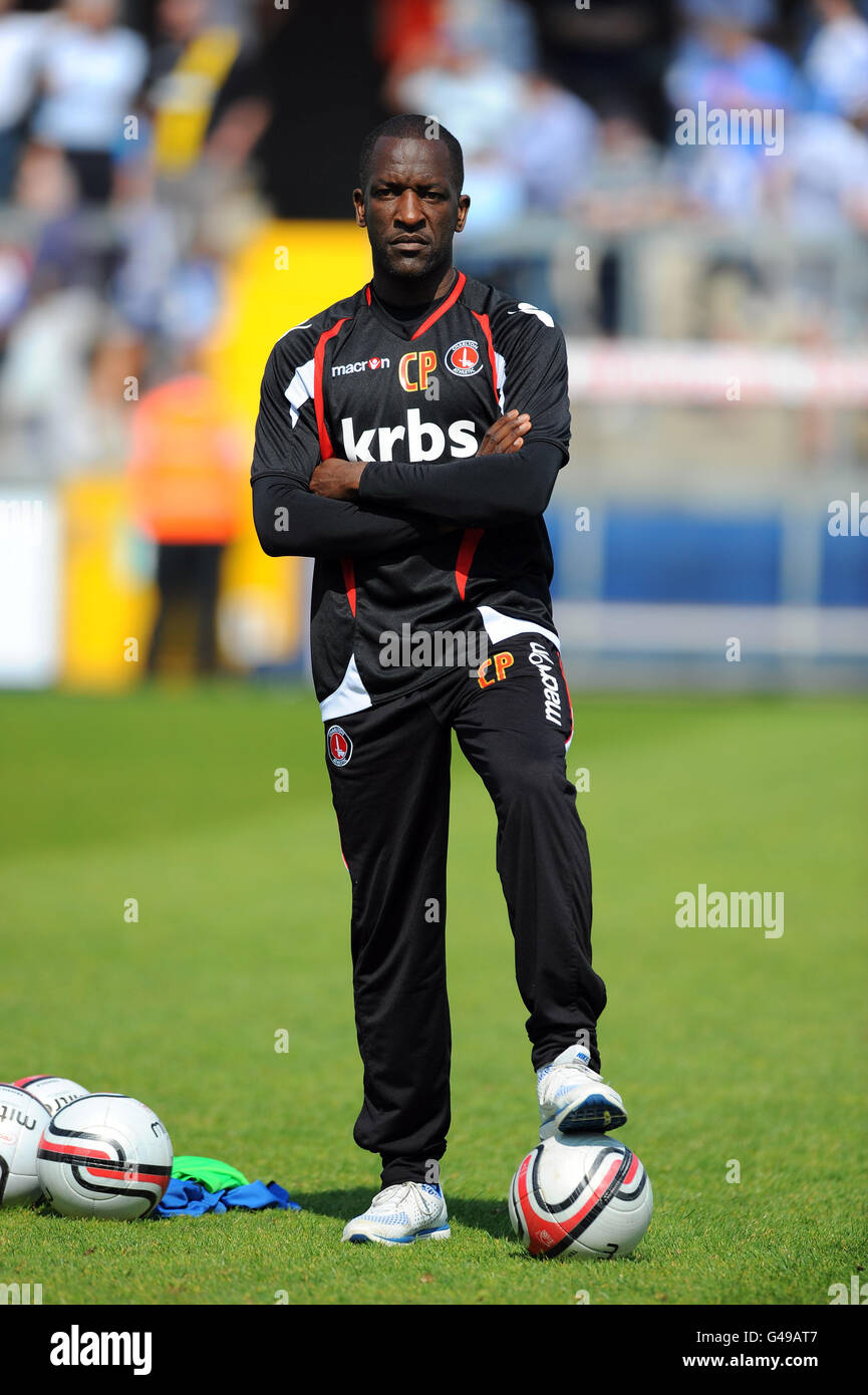 Charlton Athletic's manager Chris Powell before the npower Football League One match at the Memorial Stadium, Bristol. Stock Photo