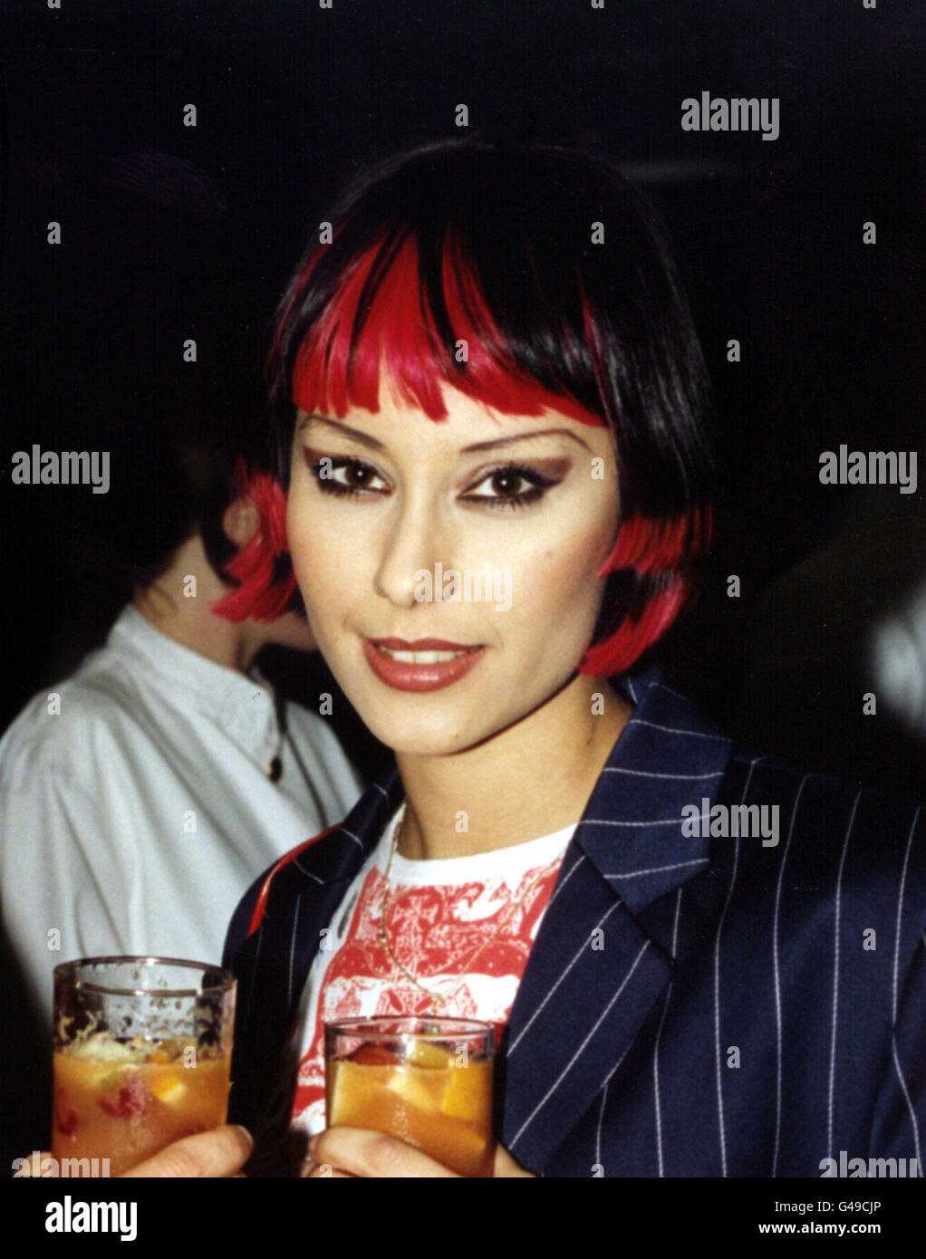 Saffron Lead Singer With Republica At The Elle Style Awards In London