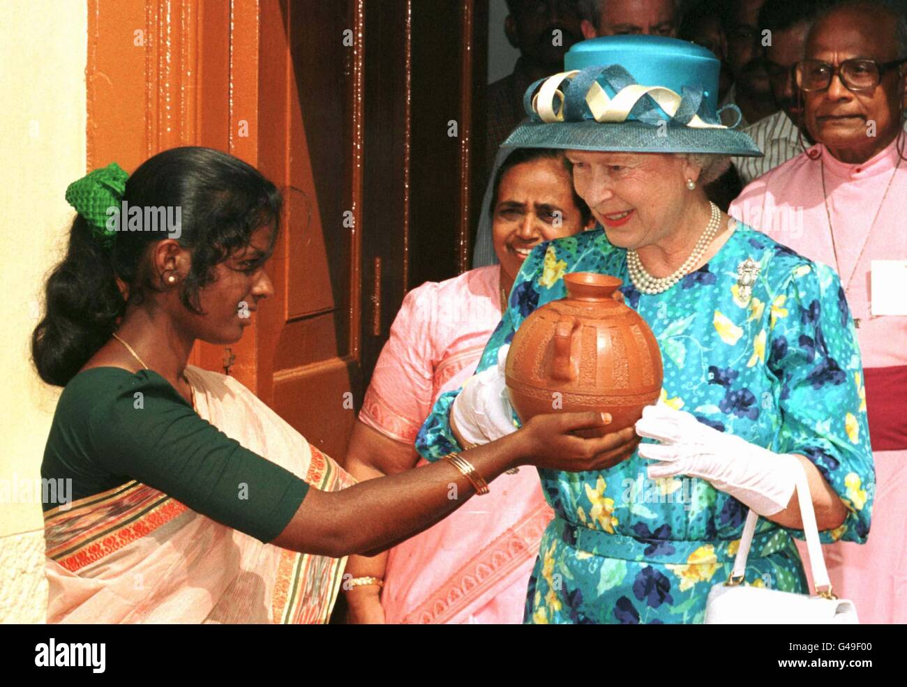 Royalty - Queen Elizabeth II Visit to India Stock Photo - Alamy