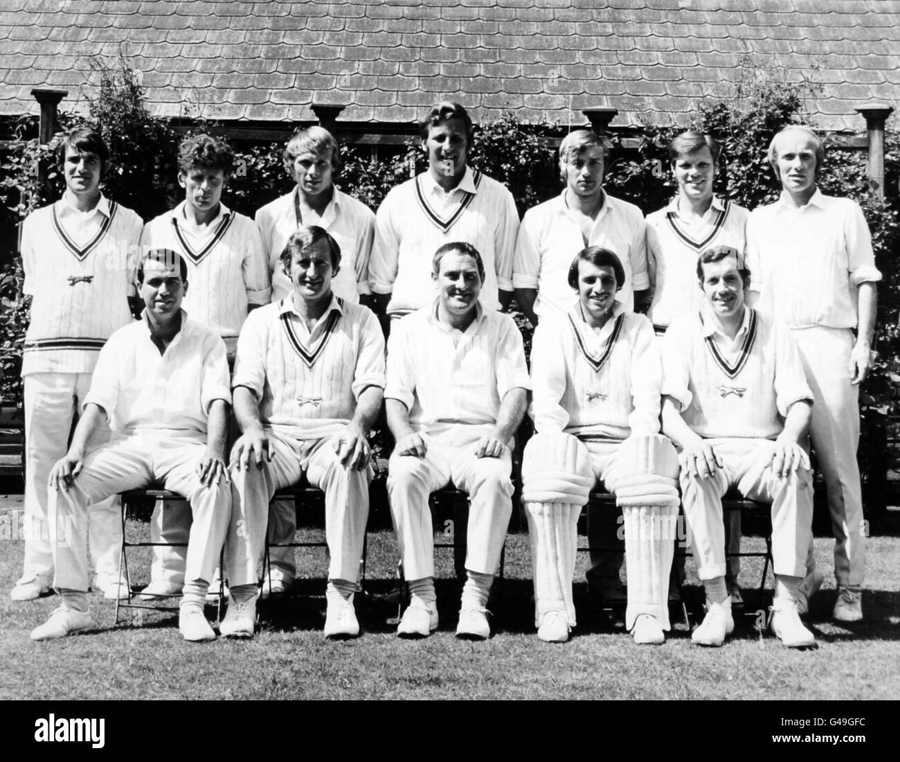 Cricket leicestershire county cricket club team group hires stock