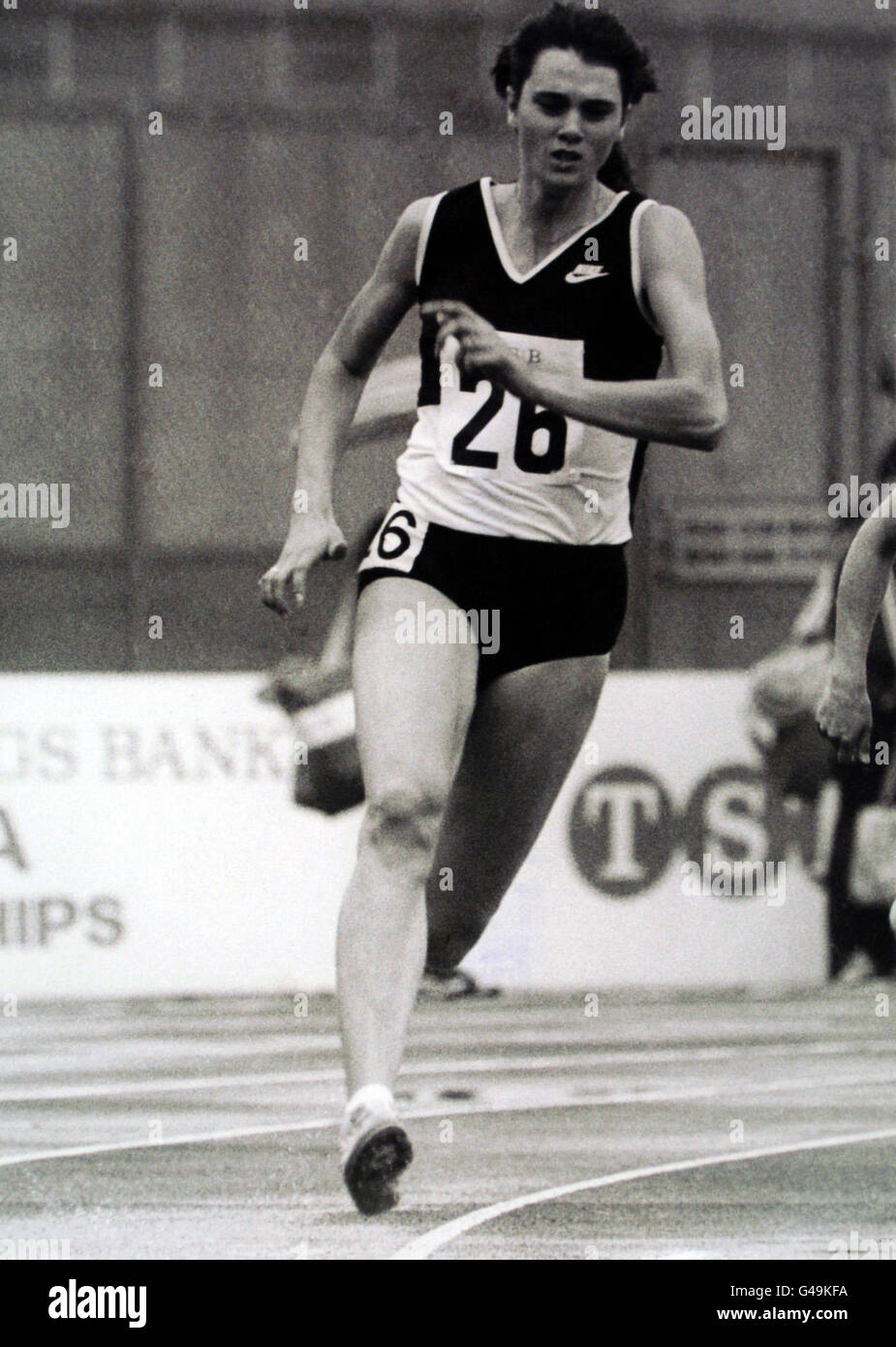 Athletics - Kathy Cook. British sprinter Kathy Cook Stock Photo