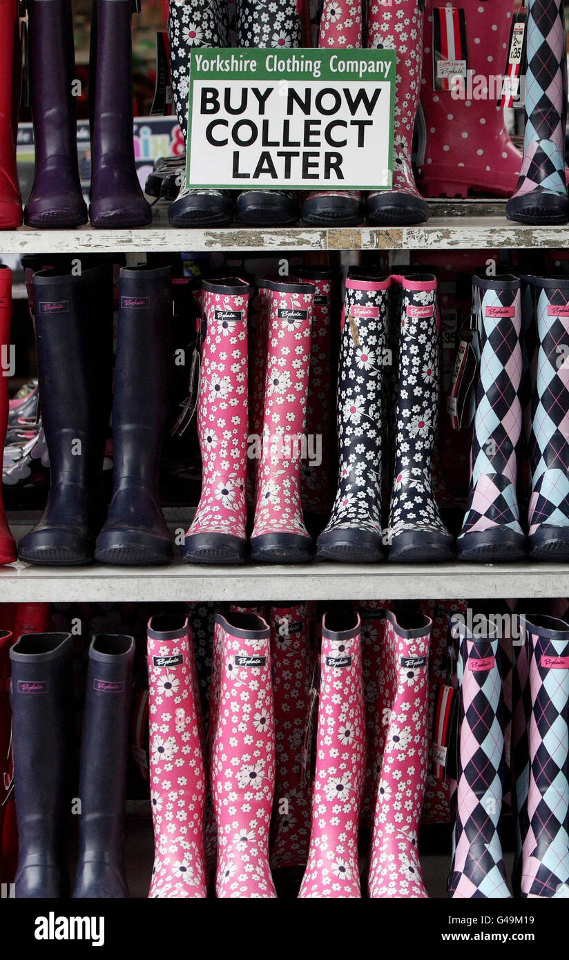 Wellington boots for sale at the Royal Windsor Horse Show in the
