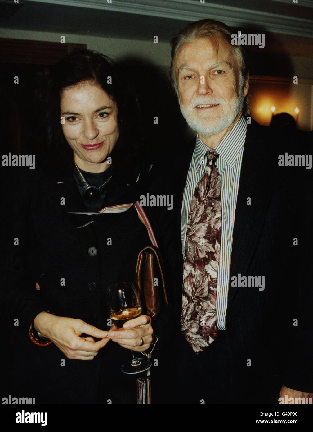 QUICK AND ZELBE. Actress Diana Quick and Anthony Zelbe Stock Photo