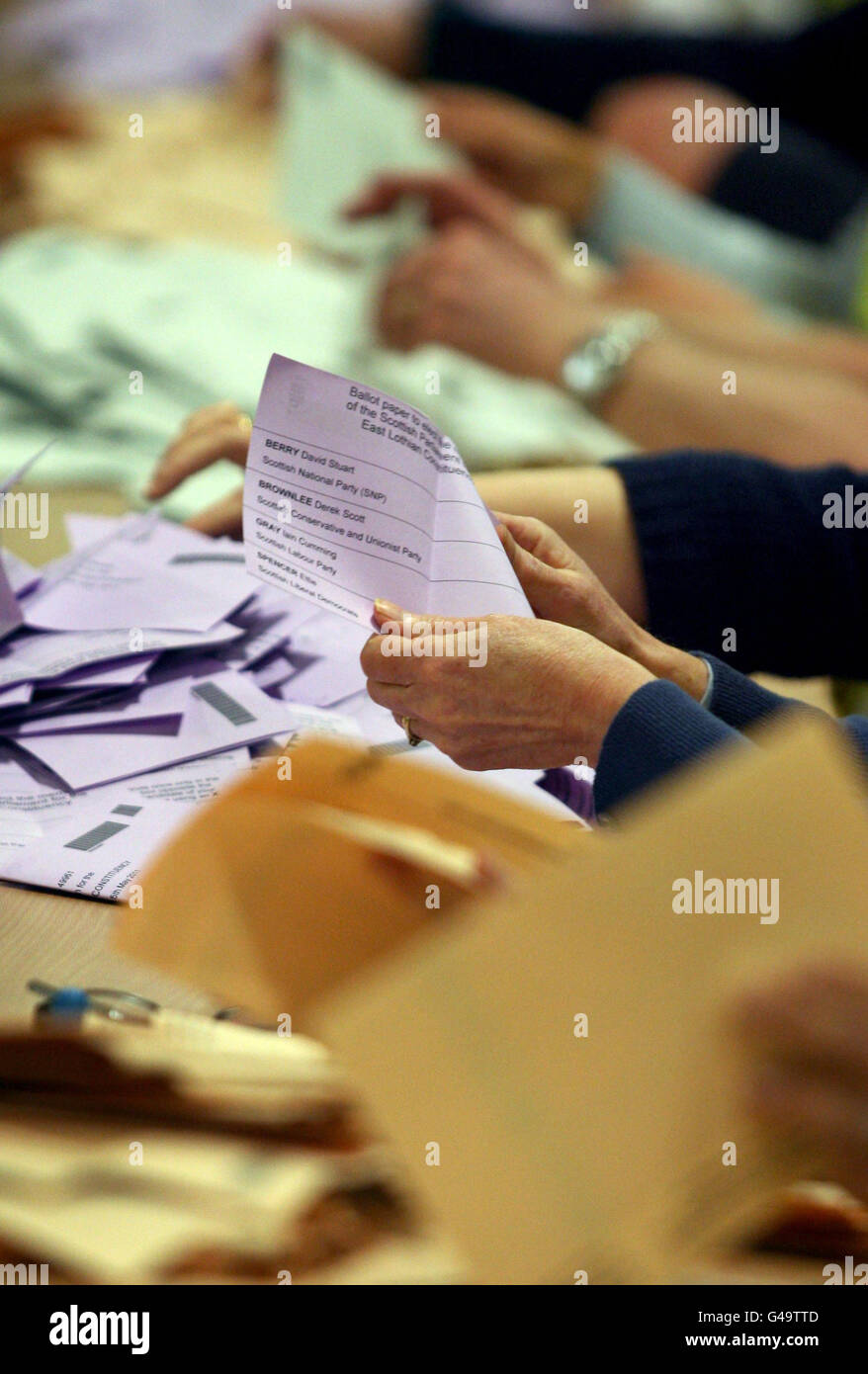 Scottish Parliament election Stock Photo Alamy