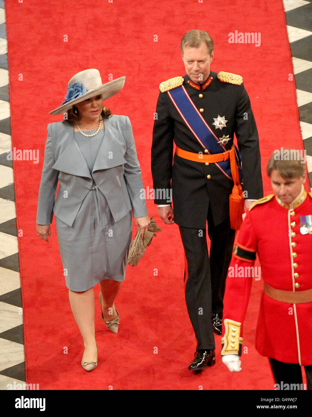 Grand Duke Henri of Luxembourg and Grand Duchess Maria Teresa Stock Photo