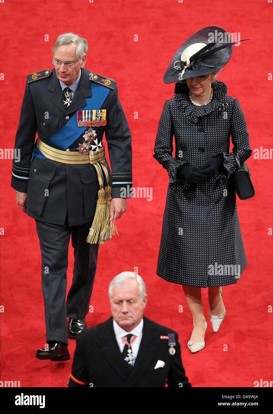 The Royal Wedding. The Duke and Duchess of Gloucester Stock Photo - Alamy