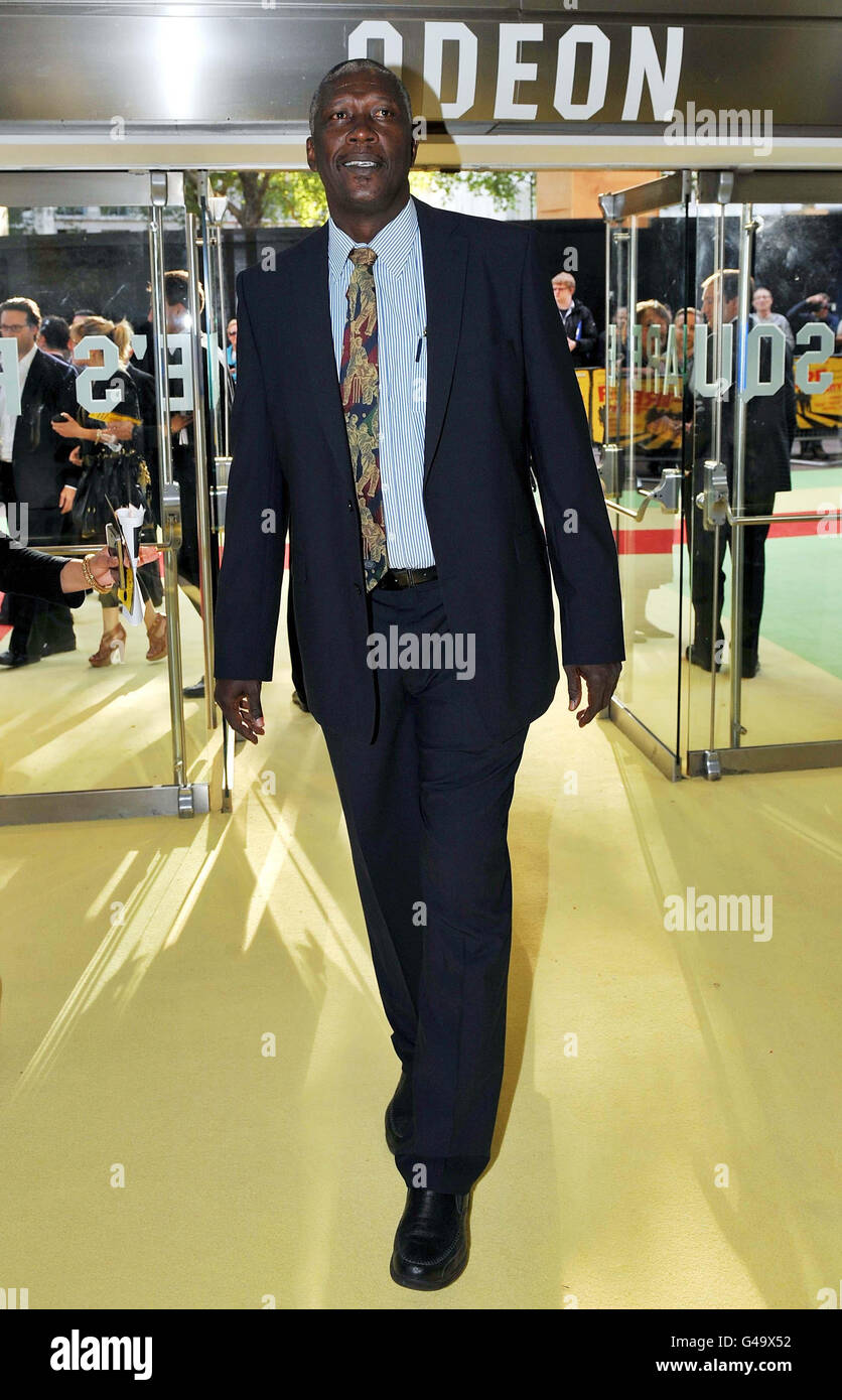Joel Garner arrives at the premiere of Fire in Babylon at the Leicester Square Odeon, London. Stock Photo