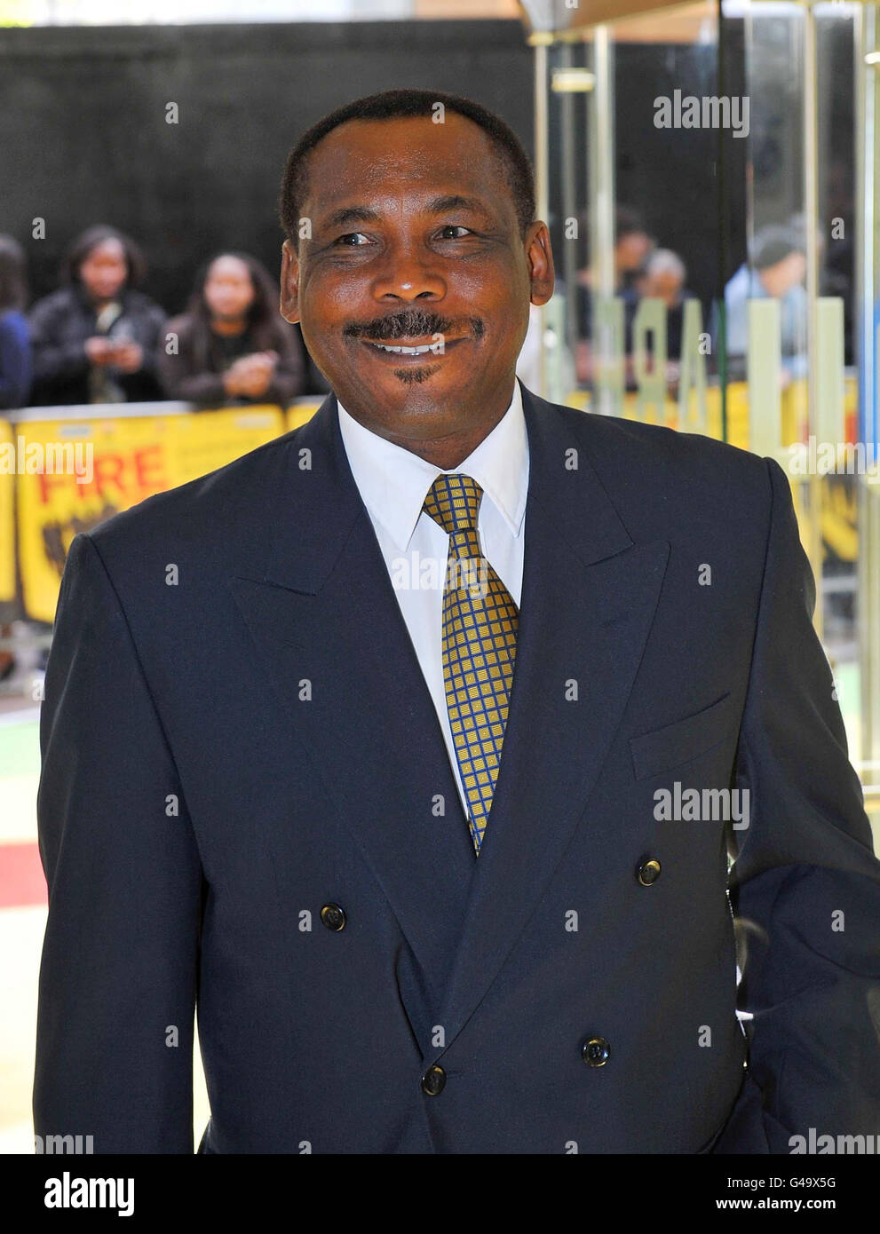Gordon Greenidge arrives at the premiere of Fire in Babylon at the Leicester Square Odeon, London. Stock Photo