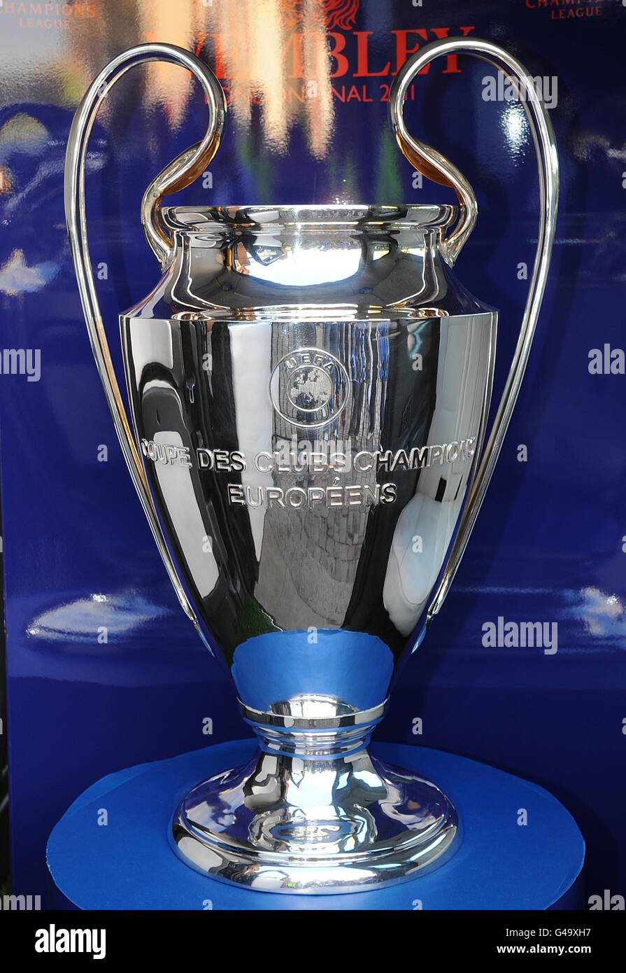 Champions league trophy hi-res stock photography and images - Alamy