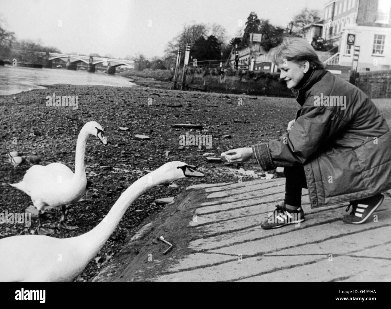 Ice Skating British Figure Skating Championships Richmond Stock
