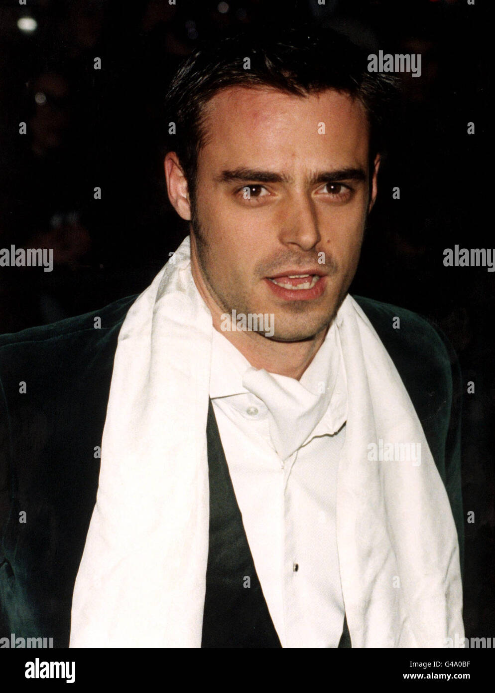 PA NEWS PHOTO 15/1/98 JAMIE THEAKSTON AT THE PARK LANE HOTEL, LONDON AHEAD OF THE GALA REVUE IN CELEBRATION OF THE FORTHCOMING ALBUM  'TWENTIETH CENTURY BLUES - THE SONGS OF NOEL COWARD' WHICH WILL BE RELEASED THROUGH EMI RECORDS. Stock Photo