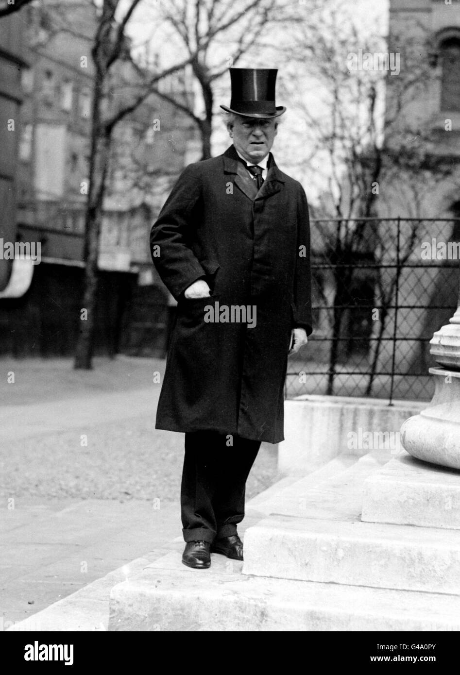 PA NEWS PHOTO: HERBERT HENRY ASQUITH, 1ST EARL OF OXFORD AND ASQUITH (1852-1928), BRITISH STATESMAN AND PRIME MINISTER (1908-1916), LEADER OF THE LIBERAL PARTY (1908-1926). Stock Photo