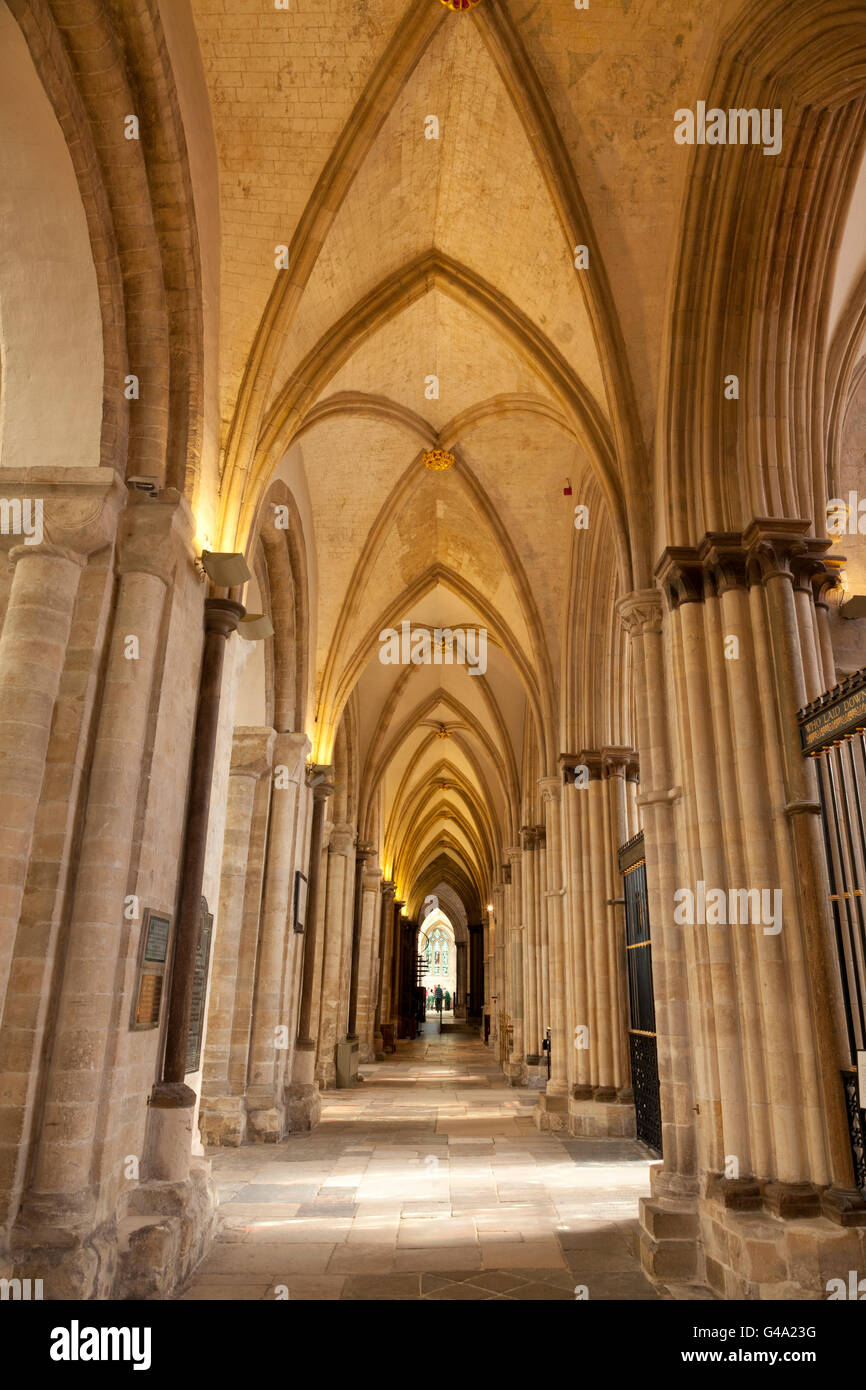 A side nave at Chichester Cathedral, Chichester, West Sussex, England, United Kingdom, Europe Stock Photo