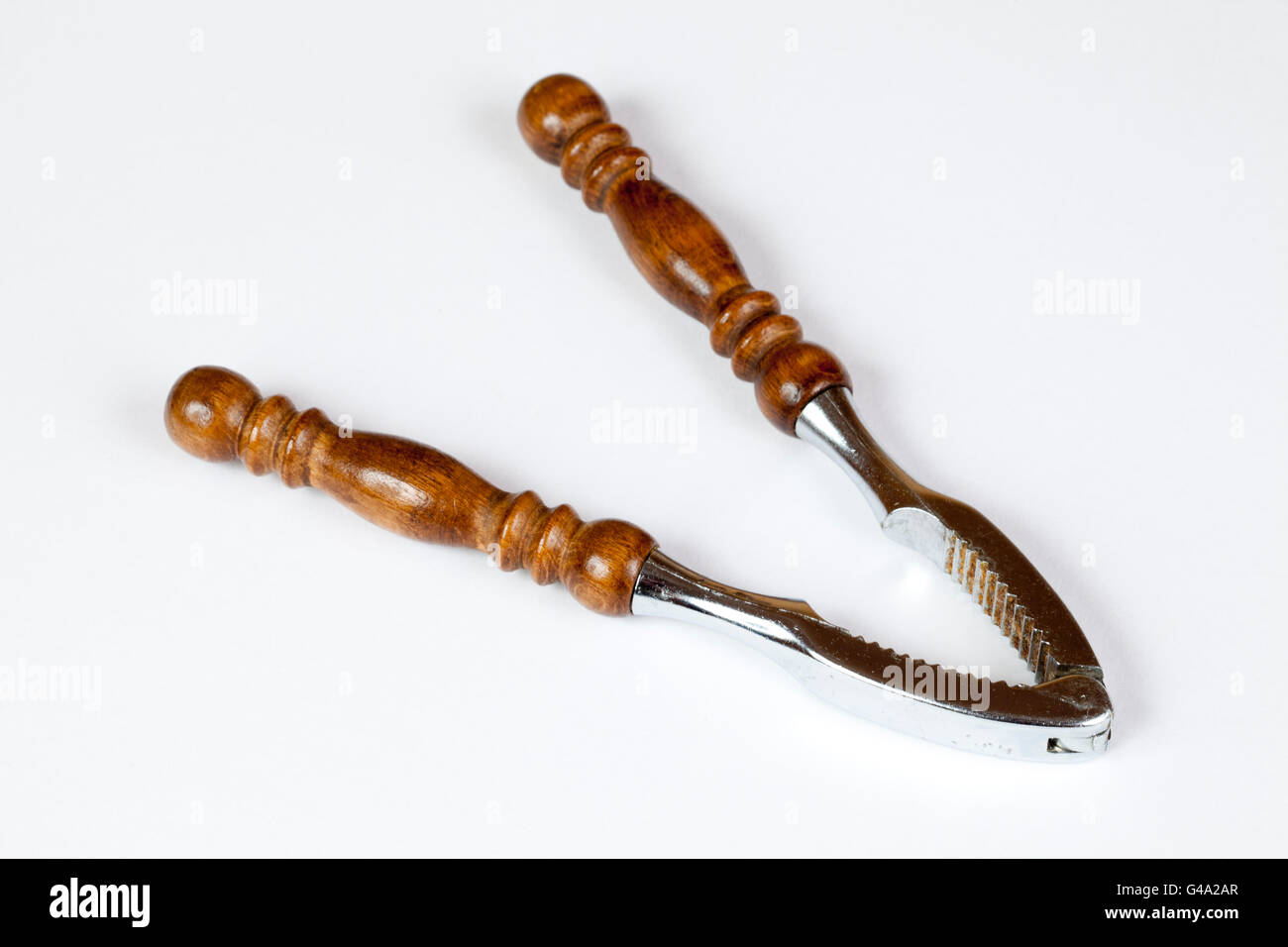 Nutcracker with a wooden handle Stock Photo - Alamy