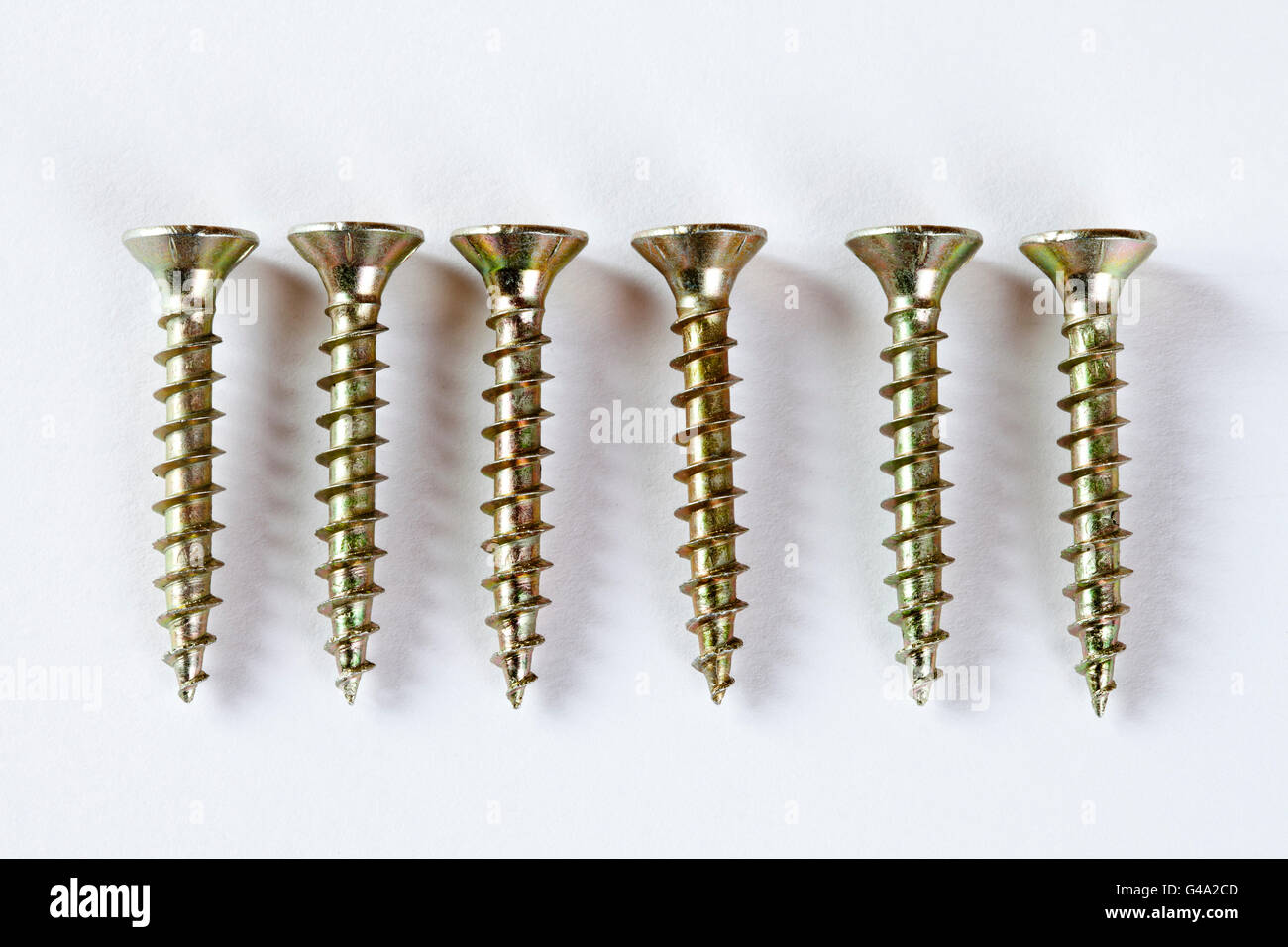 Wood screws, countersunk bolt, cross recess Stock Photo Alamy