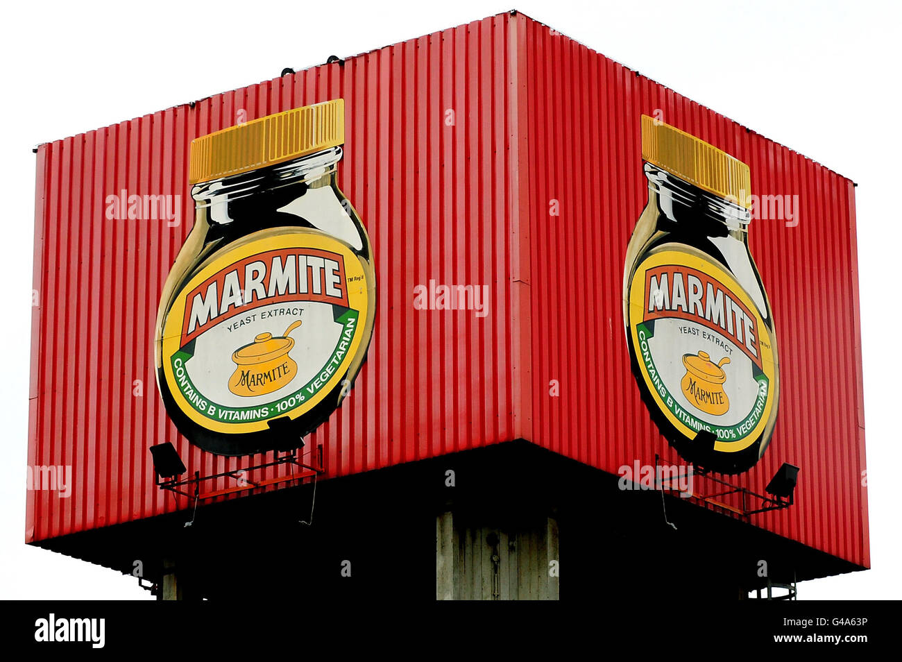 View of the unilever marmite factory in burton on trent hires stock