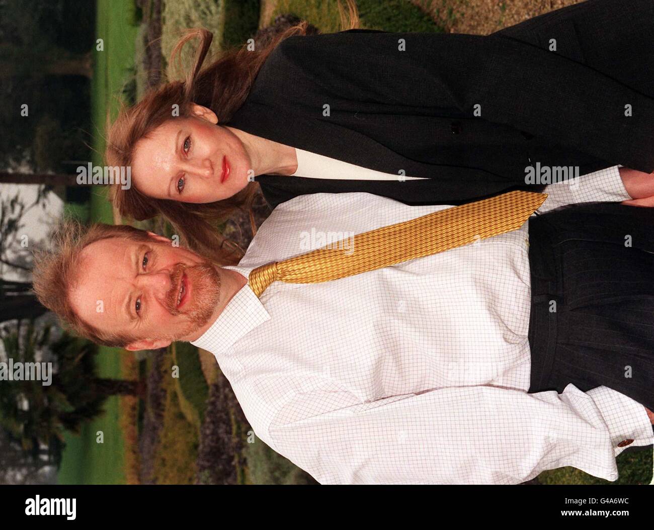 Foreign Secretary, Robin Cook, with his partner, Gaynor Regan, at his  official residence at Chevening House in Kent today (Sunday) where the  couple are to marry in a civil ceremony on April