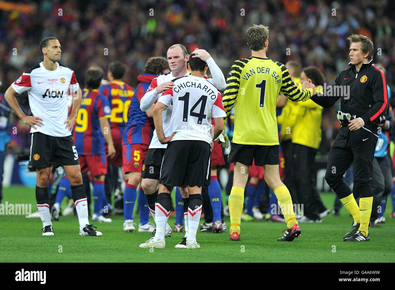 Soccer - UEFA Champions League - Final - Barcelona v Manchester United -  Wembley Stadium Stock Photo - Alamy
