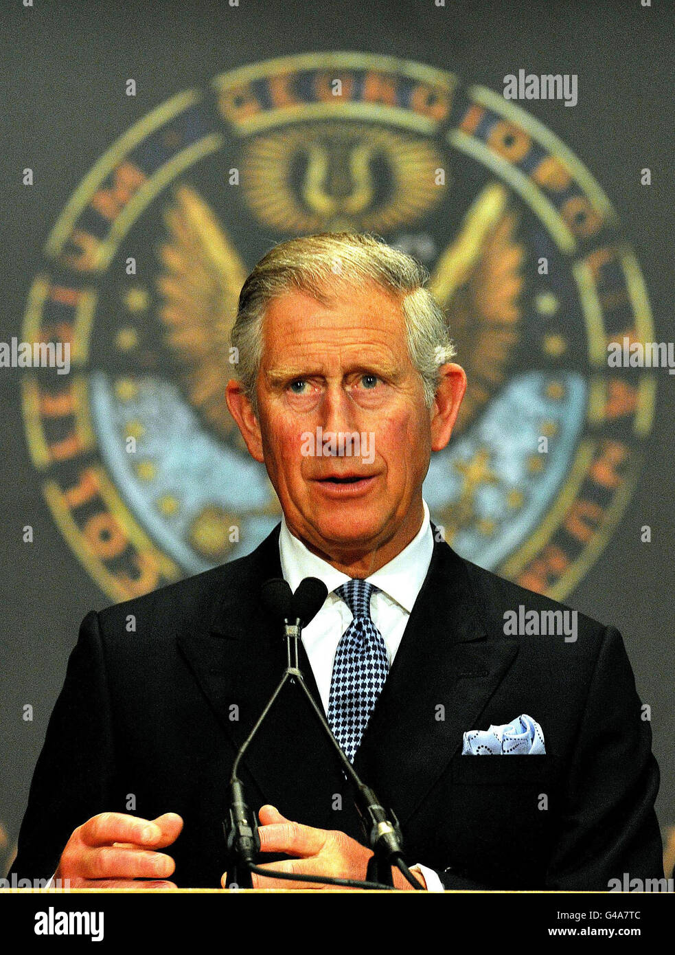 The Prince of Wales delivers a speech on sustainable farming in the