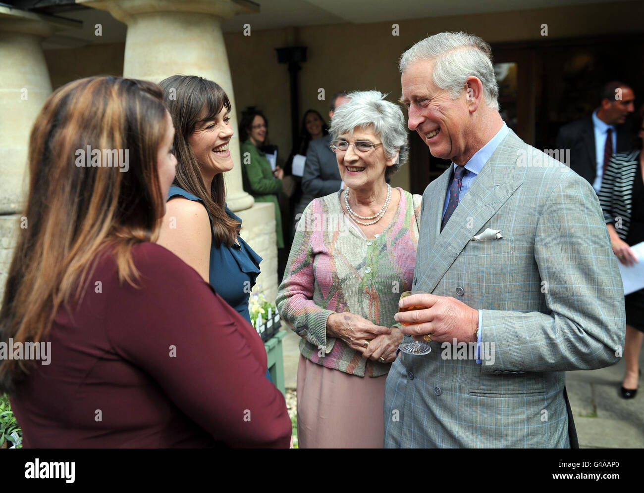 Prince of Wales visits Gloucestershire Stock Photo Alamy
