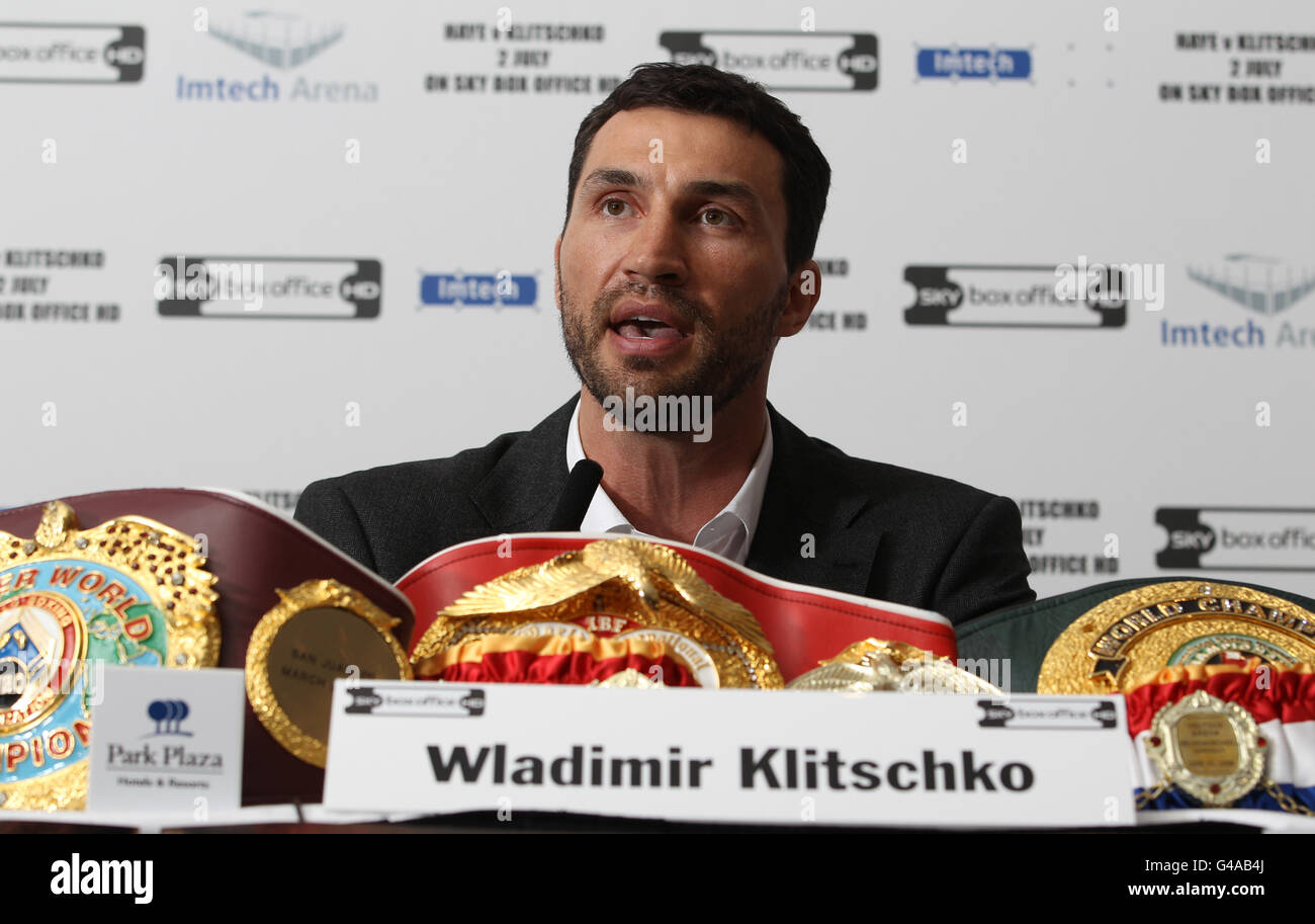 German based World Heavyweight Champion Boxer Wladimir Klitschko talks
