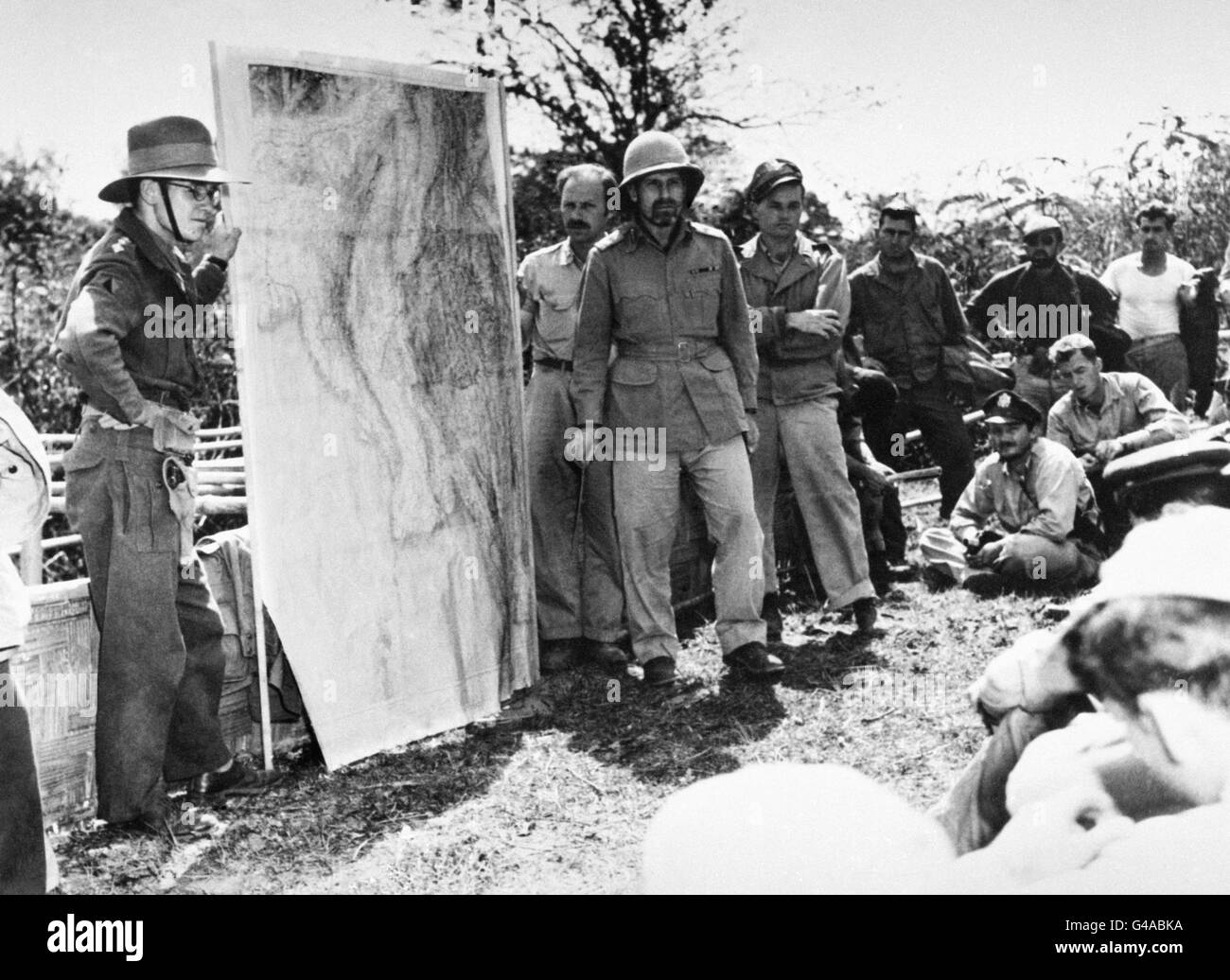 World War Two - British Empire - British Army - The Chindits - Far Eastern Front - Burma - 1944 Stock Photo