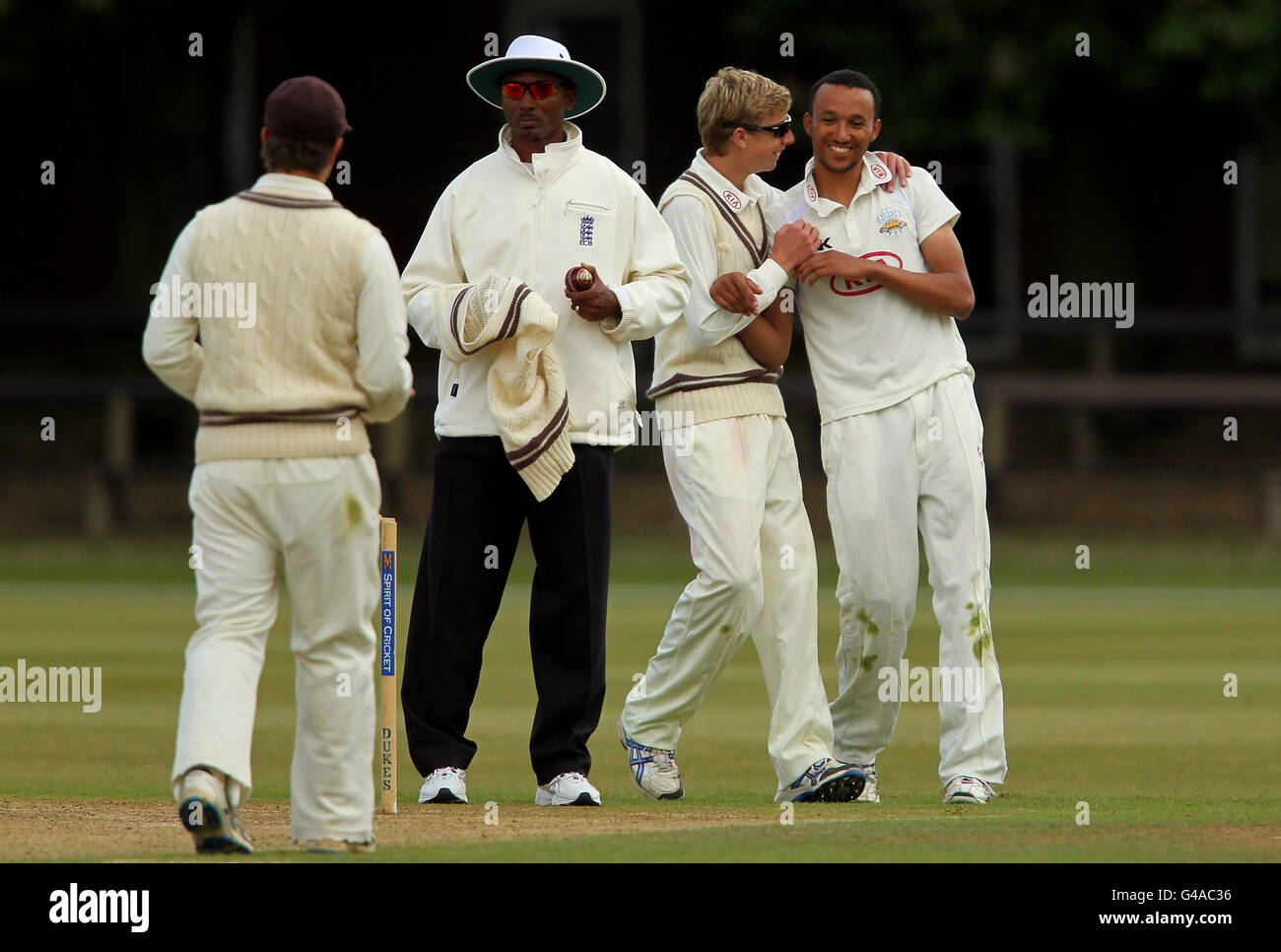 Cricket cambridge university v marylebone cricket club second day hi