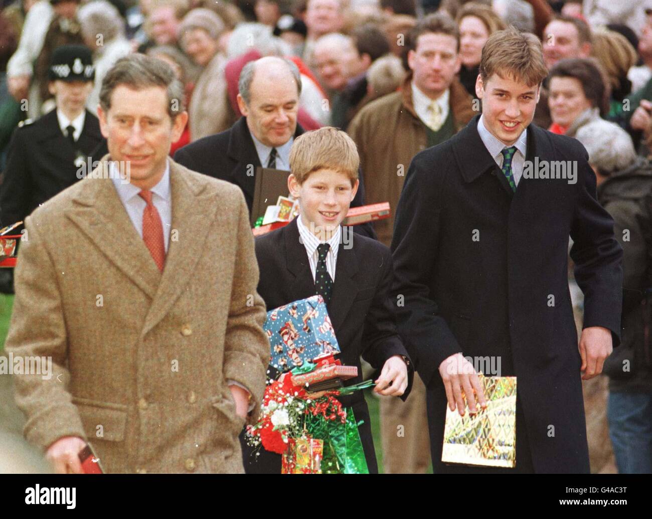 ROYAL Princes William & Harry Stock Photo - Alamy