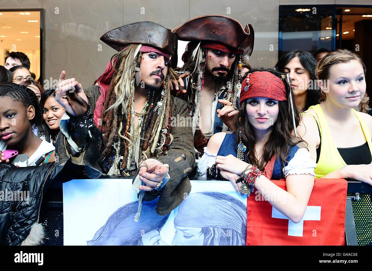 Pirates of the Caribbean: On Stranger Tides UK Premiere - London Stock Photo