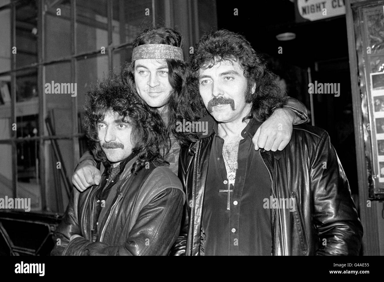 Music - Gillan Joins Black Sabbath - 1983 Stock Photo