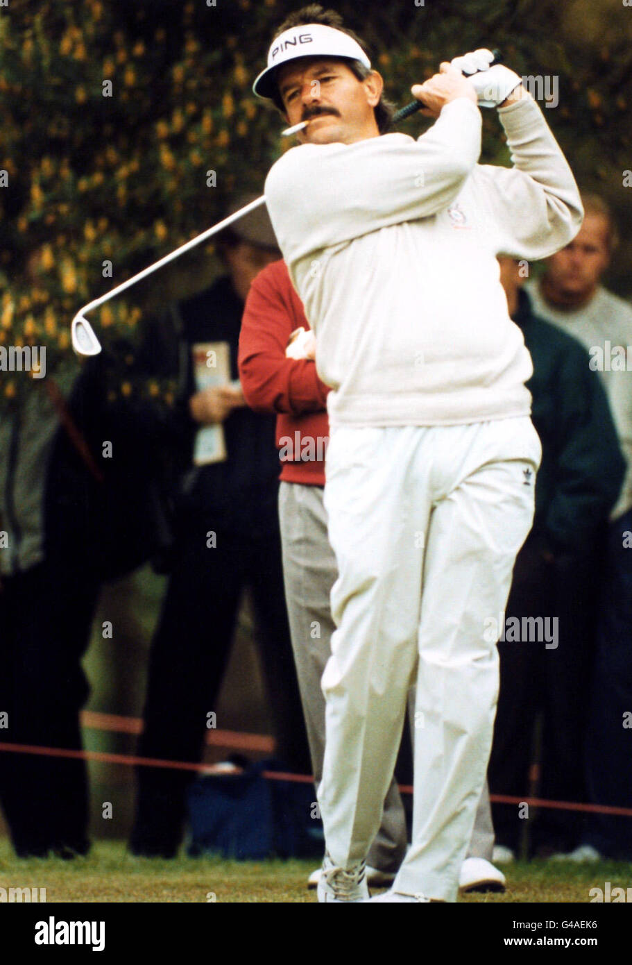 Golf - Dunhill British Masters - Woburn. Australian golfer Rodger Davis Stock Photo