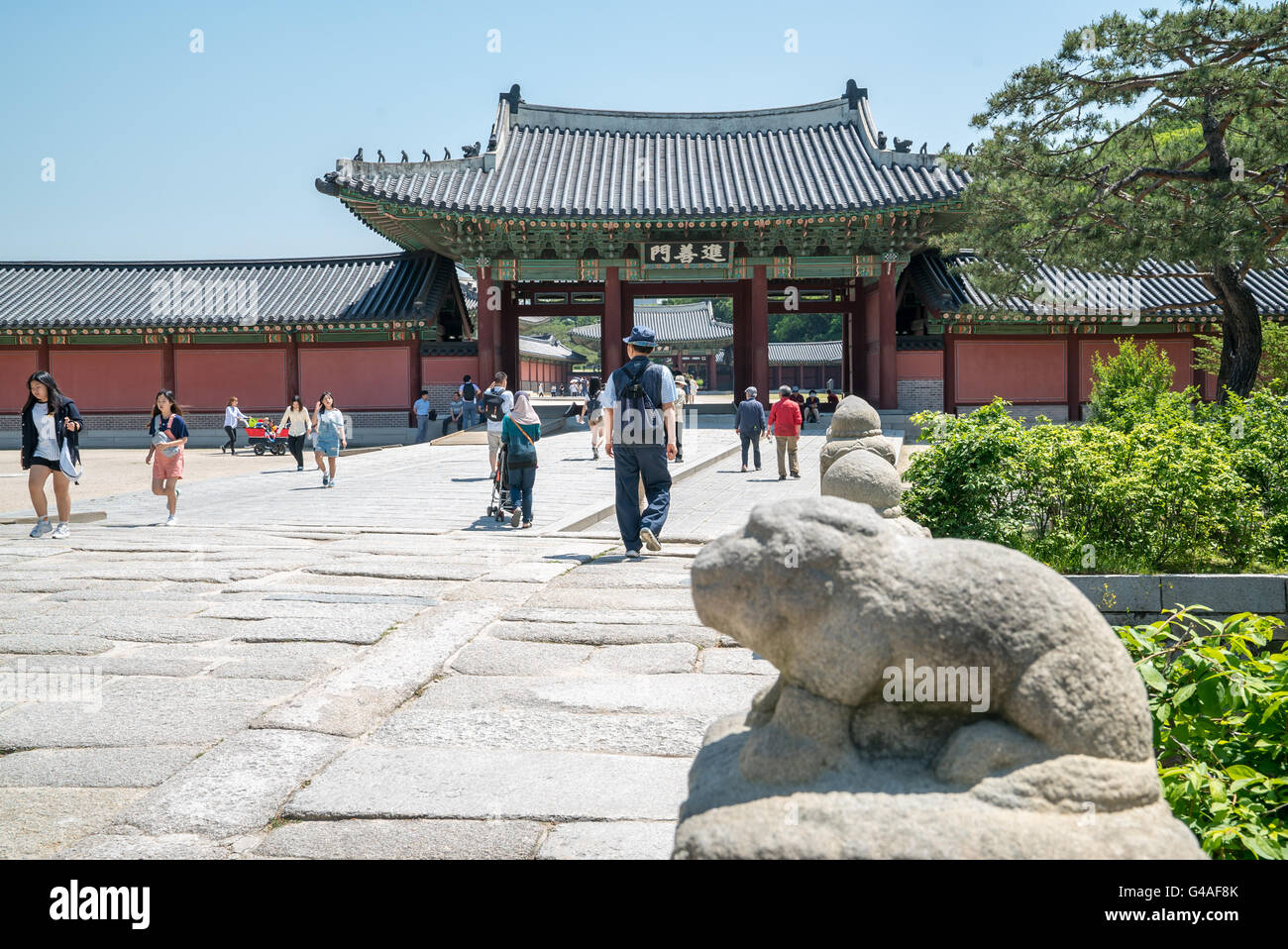 Seoul, Korea May, 2016 Beautiful and Old Architecture in
