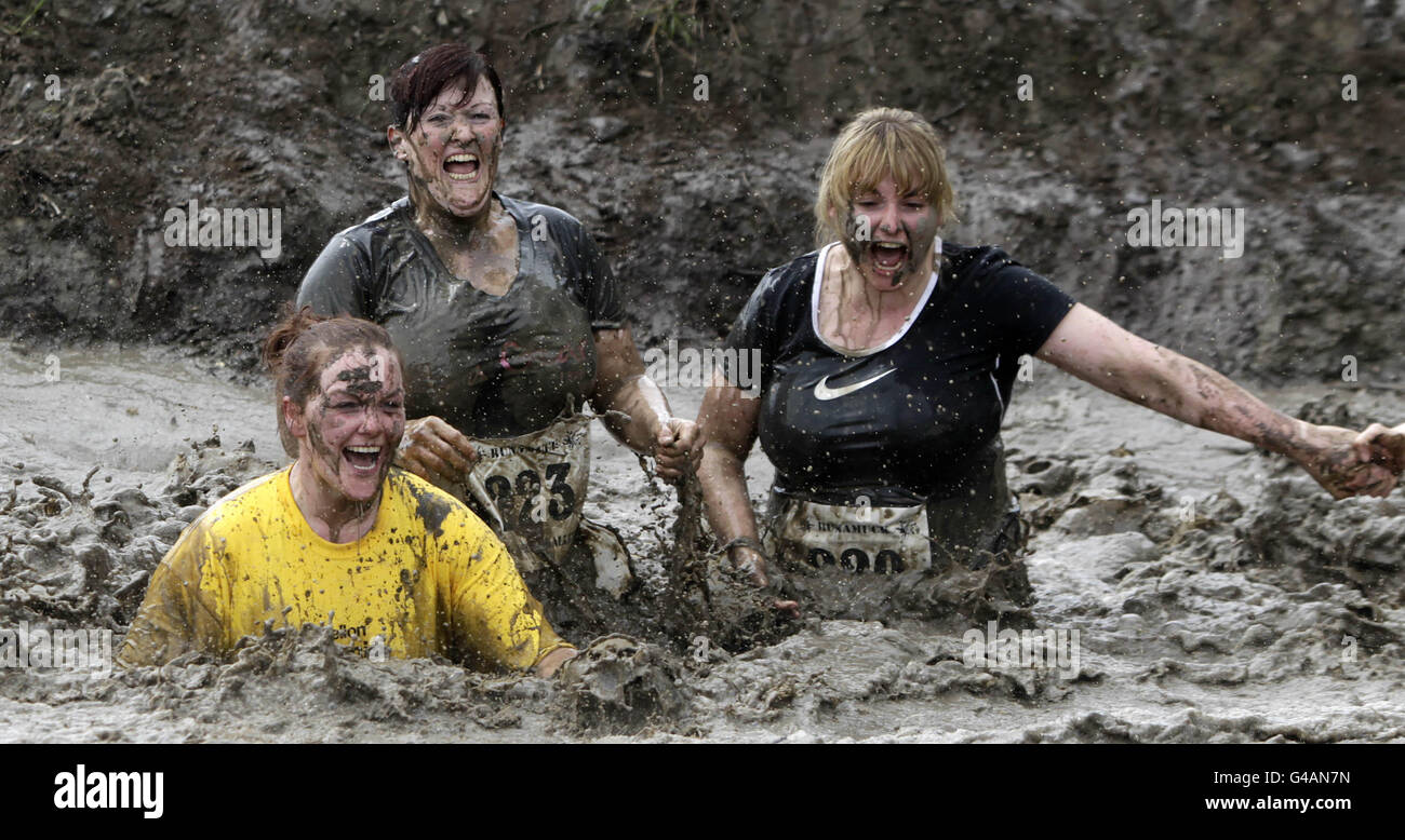 Run A Muck challenge Stock Photo Alamy