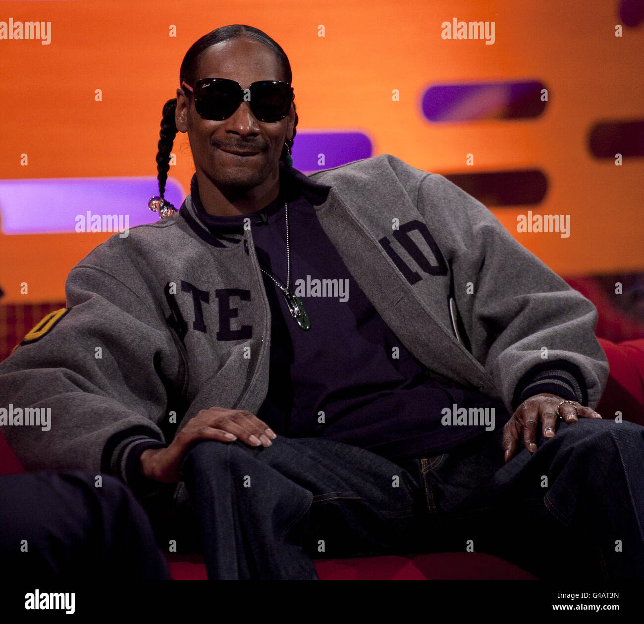 Snoop Dogg during a recording of the Graham Norton Show at The London