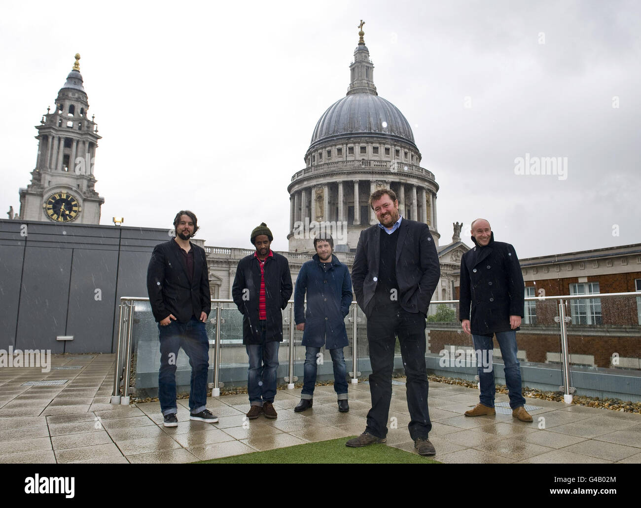 Elbow photocall - London Stock Photo