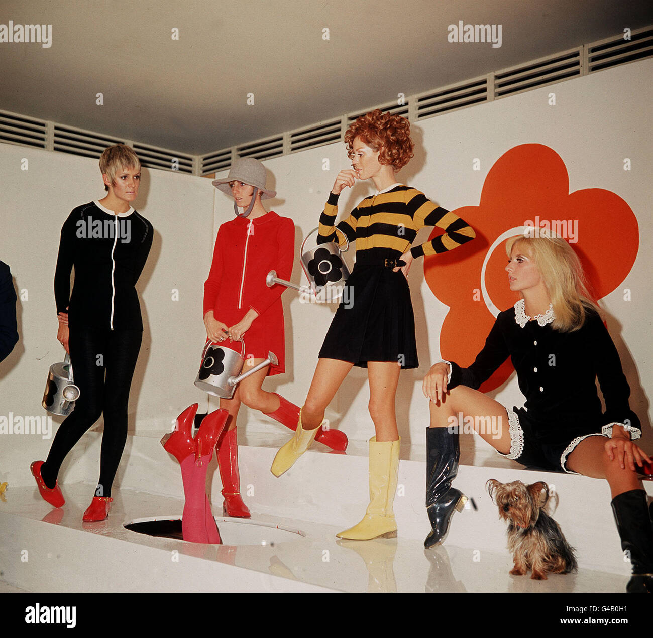 SIXTIES FASHION : 1967 Stock Photo