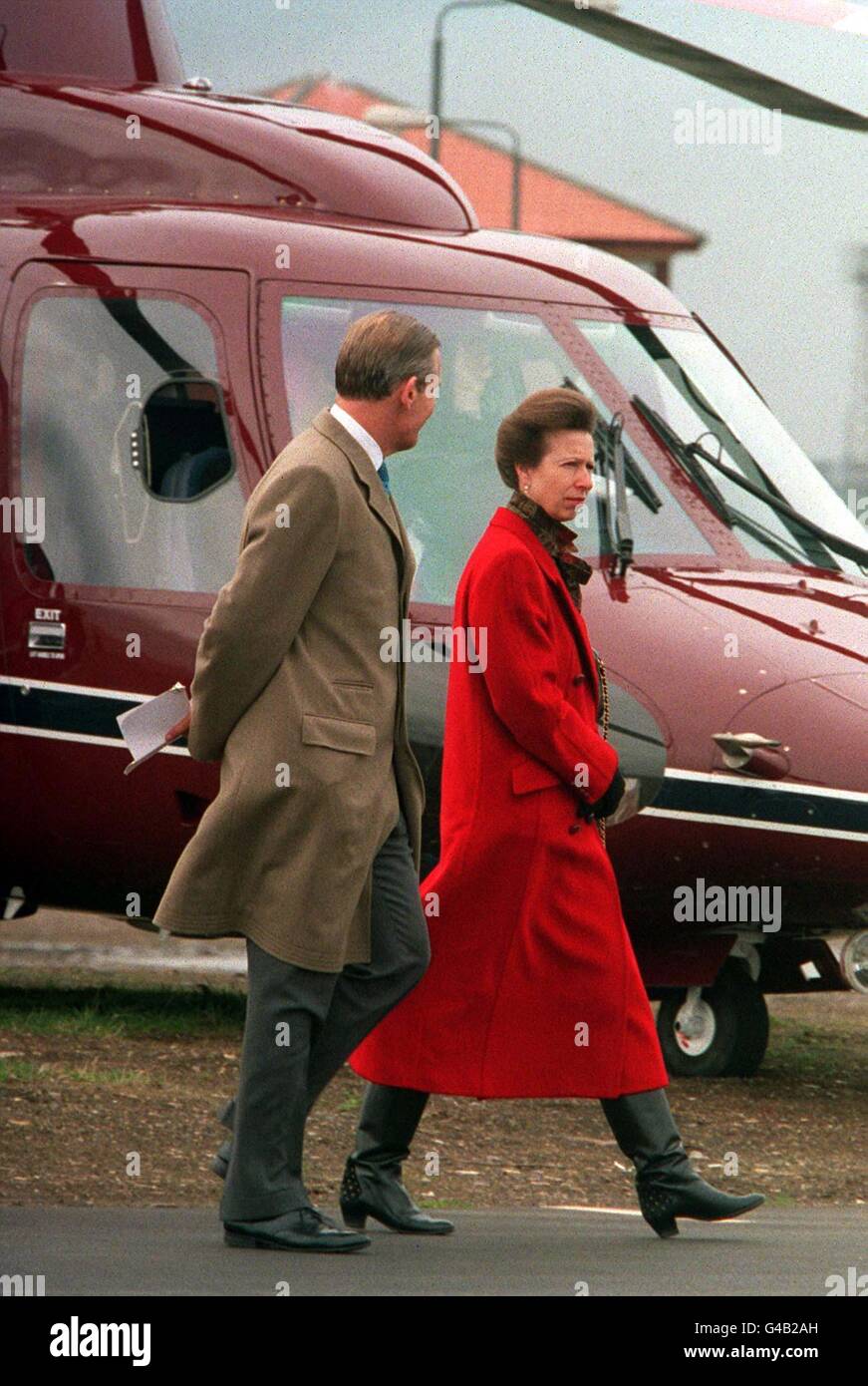 Royal helicopter/Anne 2 Stock Photo - Alamy