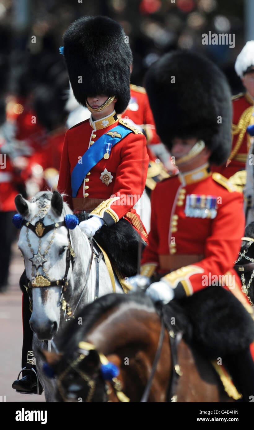 Colonel's Review of the Trooping the Colour Parade Stock Photo Alamy