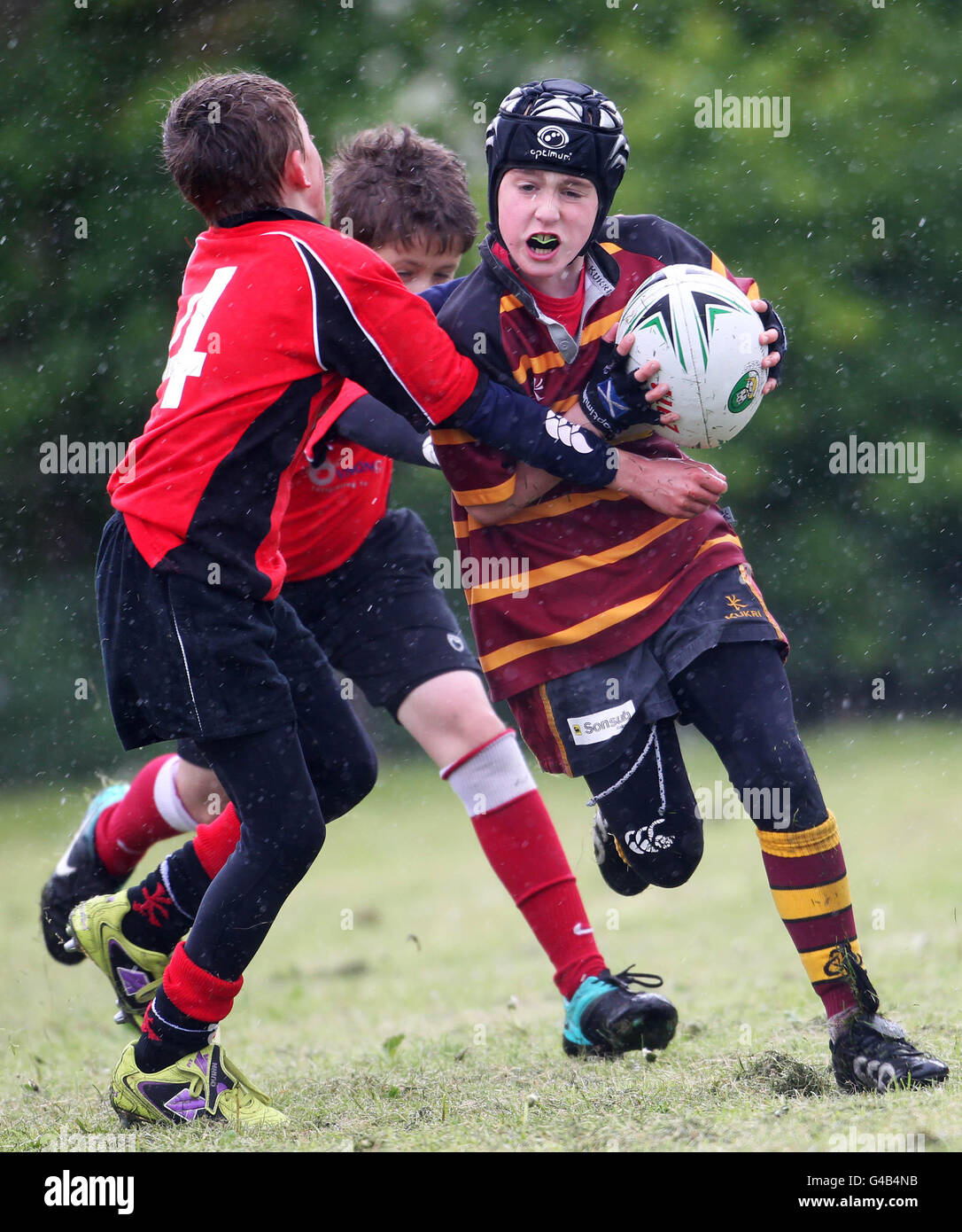Kids enjoy playing rugby forrester mini tournament craigmount hs hi-res ...