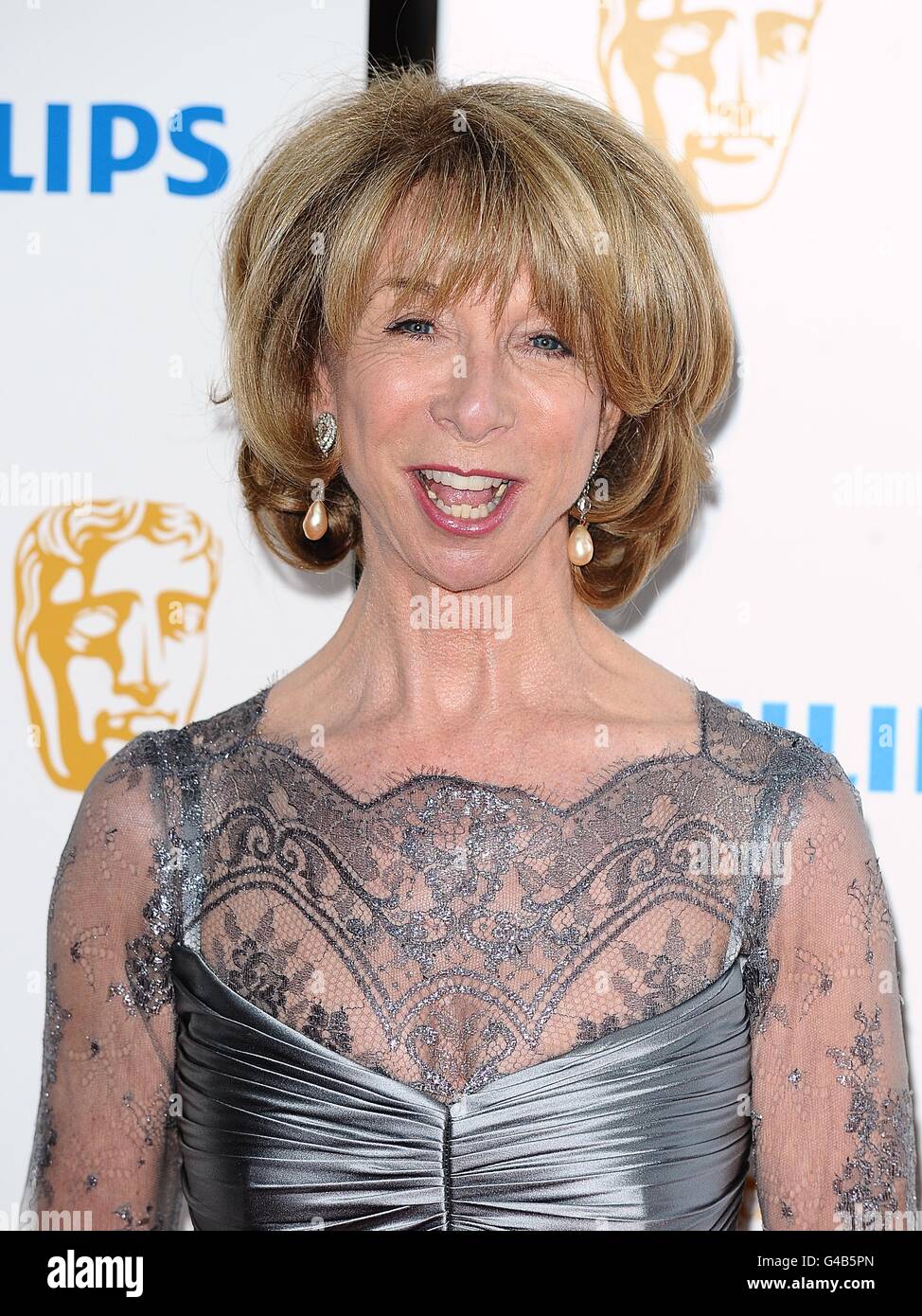 Helen Worth arriving for the Philips British Academy Television Awards