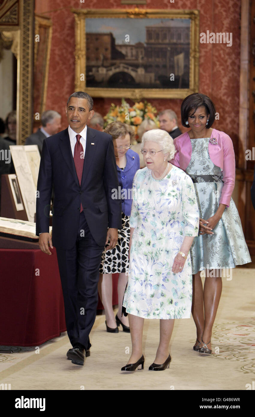 President Obama state visit to UK- Day One Stock Photo - Alamy